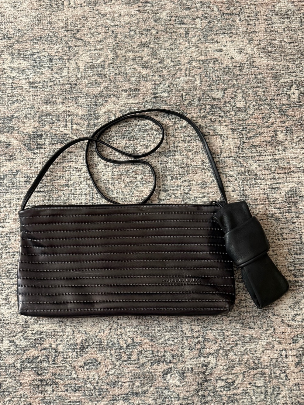 Daniella Lehavi Crossbody Bag with Side Bow Accent
